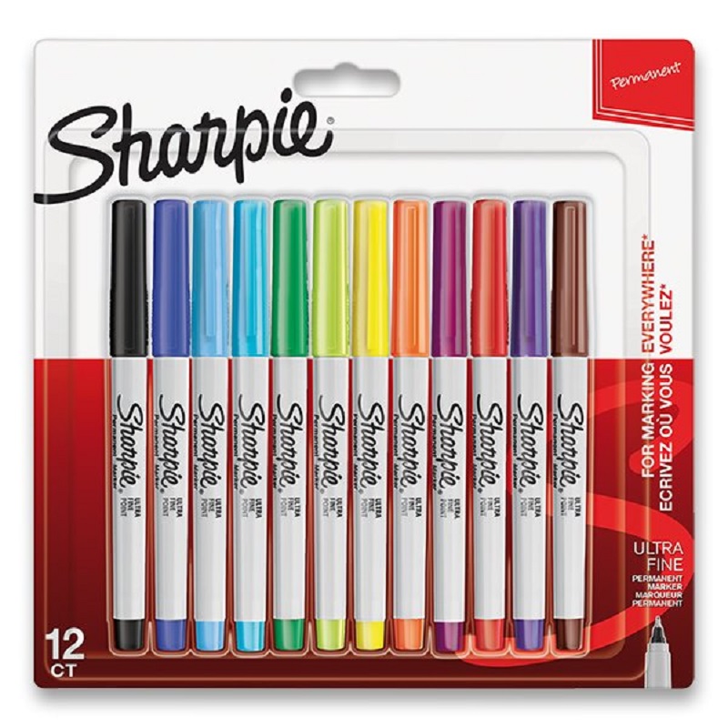 SHARPIE Ultra Fine Point, sada 12ks