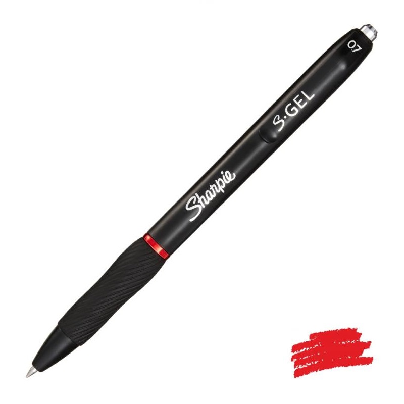SHARPIE gelové pero S-GEL, červené