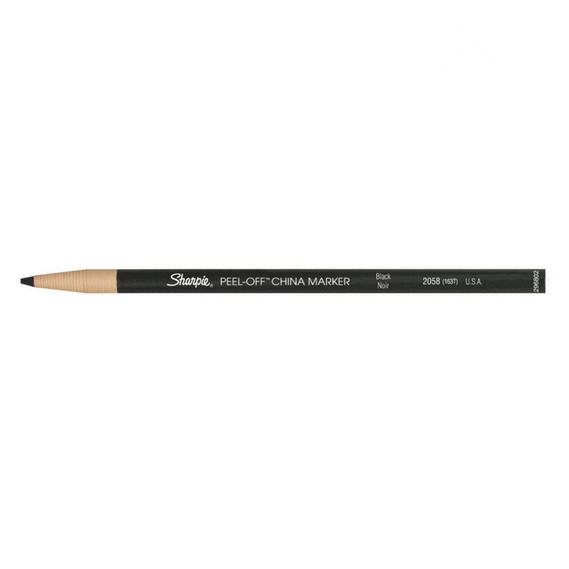 SHARPIE China Peel Off, černá