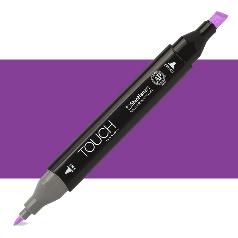 Lihová fixa TOUCH oboustranná Fine & Chisel, P82 Light violet