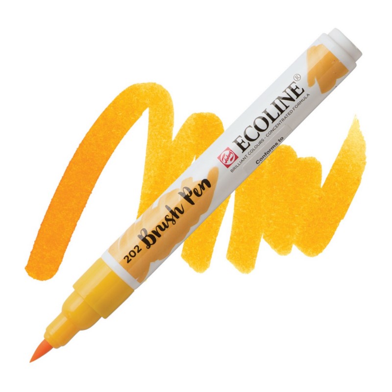 ROYAL TALENS Akvarelový ECOLINE Brush Pen, 202 deep yellow