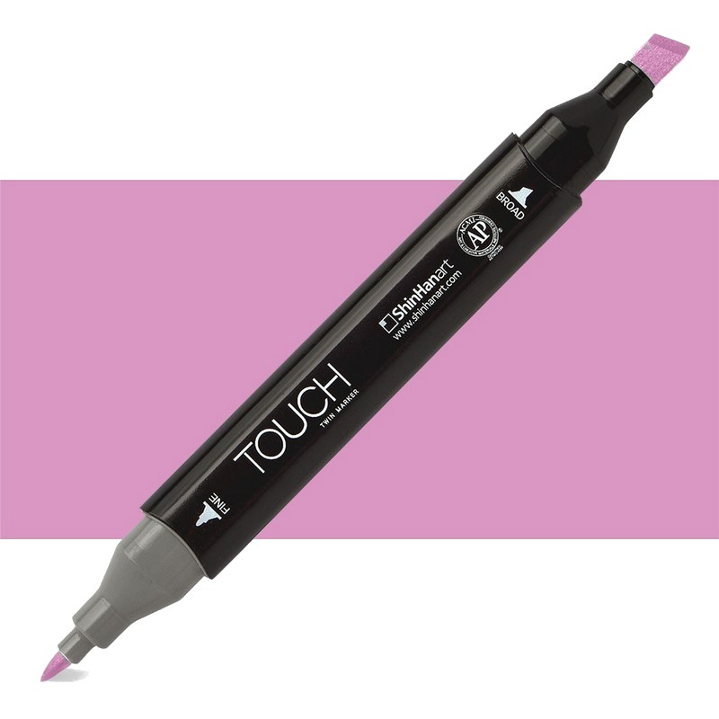 Lihová fixa TOUCH oboustranná Fine & Chisel, P84 Pastel violet