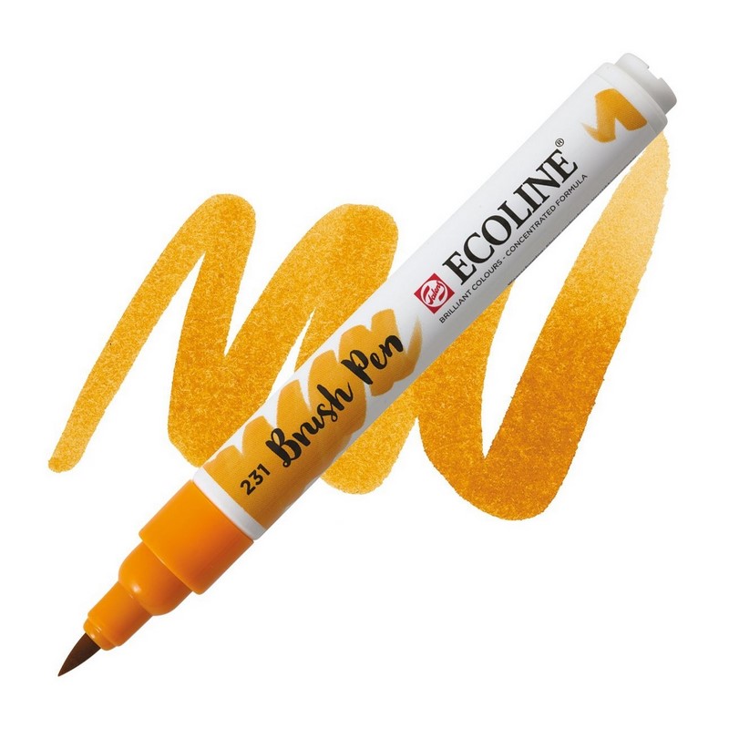 ROYAL TALENS Akvarelový ECOLINE Brush Pen, 231 gold ochre
