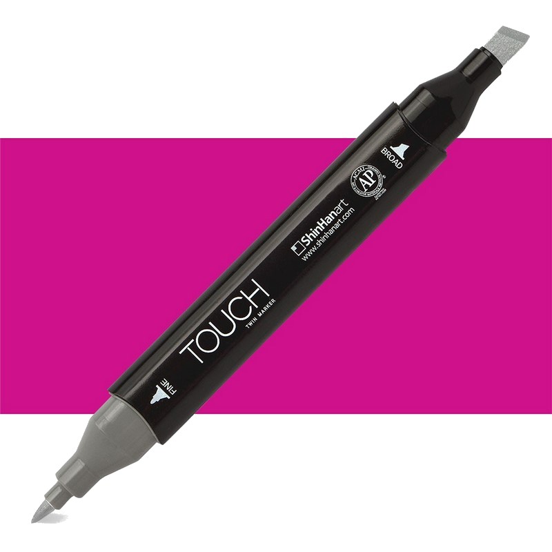 Lihová fixa TOUCH oboustranná Fine & Chisel, RP87 Azalea purple