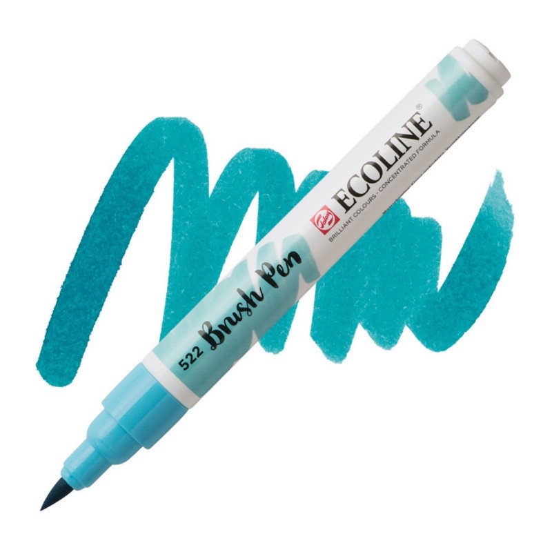 ROYAL TALENS Akvarelový ECOLINE Brush Pen, 522 turquoise blue