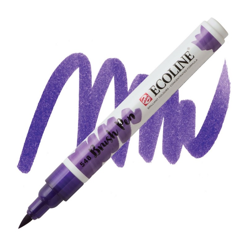 ROYAL TALENS Akvarelový ECOLINE Brush Pen, 548 blue violet