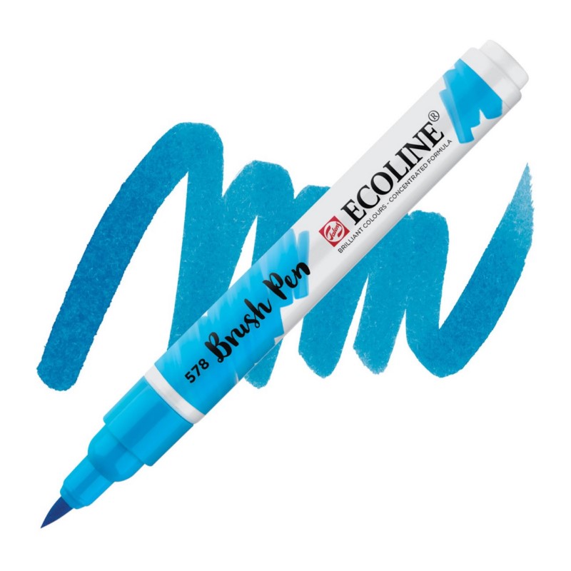 ROYAL TALENS Akvarelový ECOLINE Brush Pen, 578 sky blue cyan
