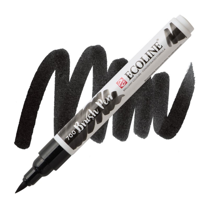 ROYAL TALENS Akvarelový ECOLINE Brush Pen, 700 black