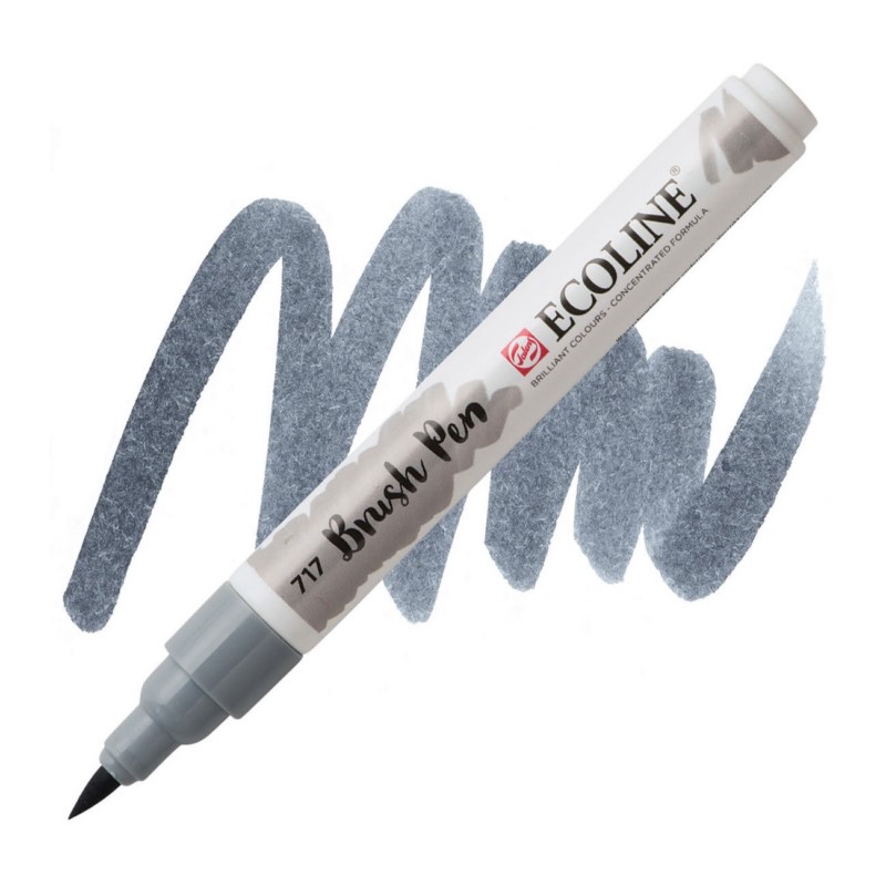 ROYAL TALENS Akvarelový ECOLINE Brush Pen, 717 cold grey