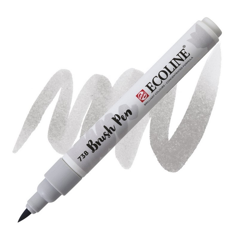 ROYAL TALENS Akvarelový ECOLINE Brush Pen, 738 cold grey light