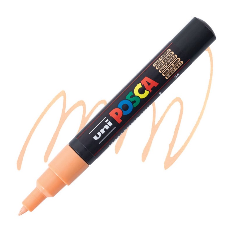 Akrylová fixa UNI POSCA 1M, světle oranžová (54)