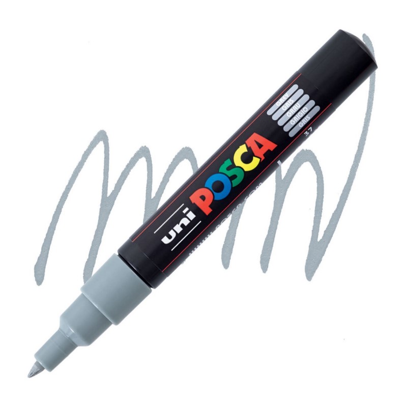 Akrylová fixa UNI POSCA 1M, šedá (37)