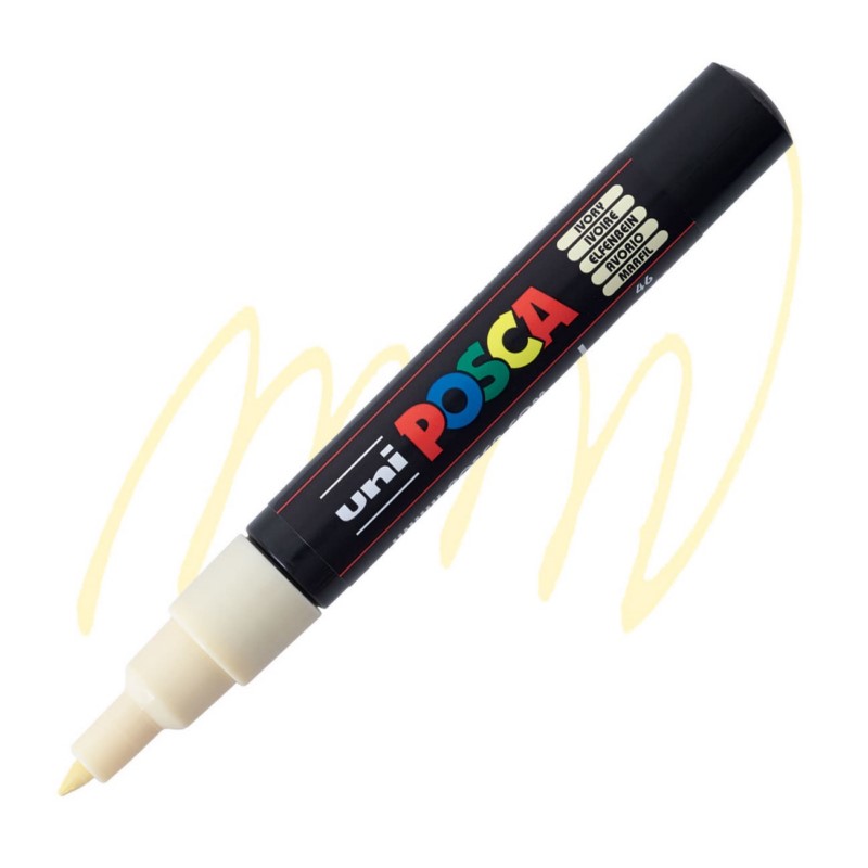 Akrylová fixa UNI POSCA 1M, smetanová (46)