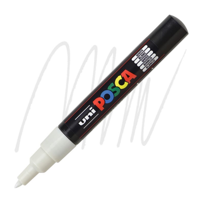 Akrylová fixa UNI POSCA 1M, bílá (1)