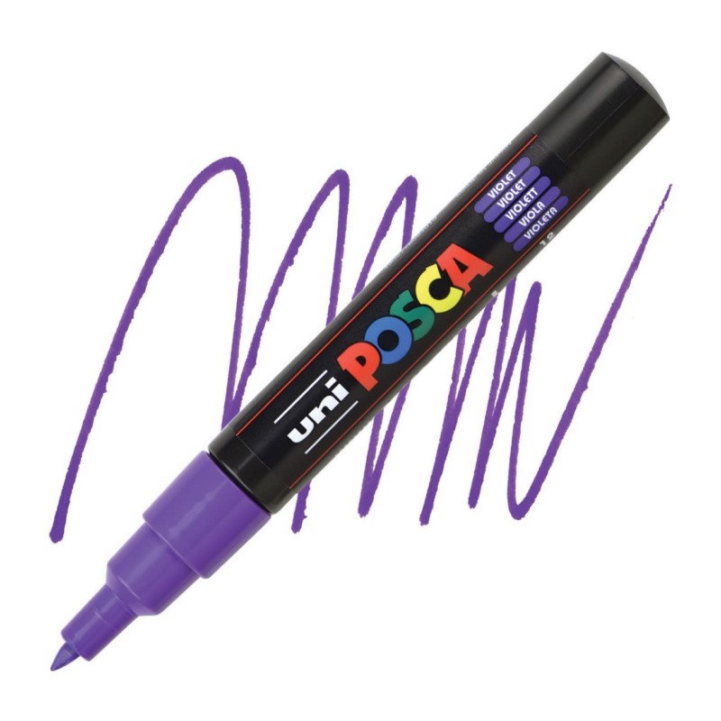 Akrylová fixa UNI POSCA 1M, fialová (12)