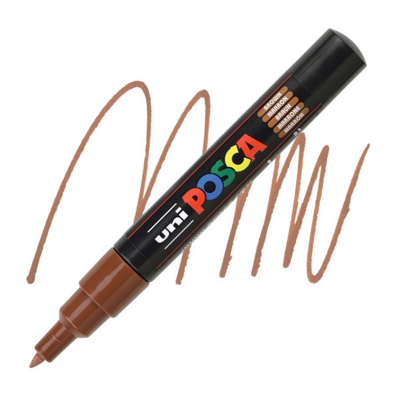 Akrylová fixa UNI POSCA 1M, hnědá (21)