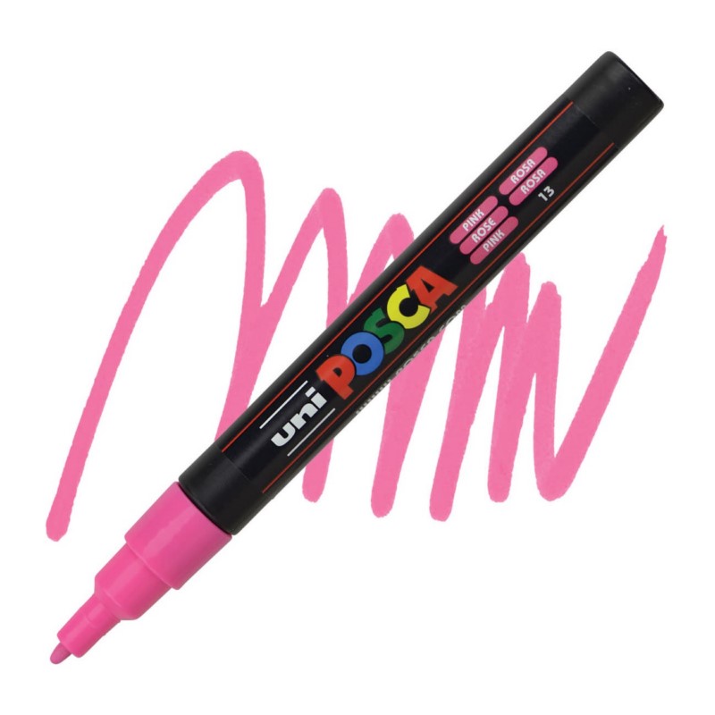 Akrylová fixa UNI POSCA 3M, růžová (13)