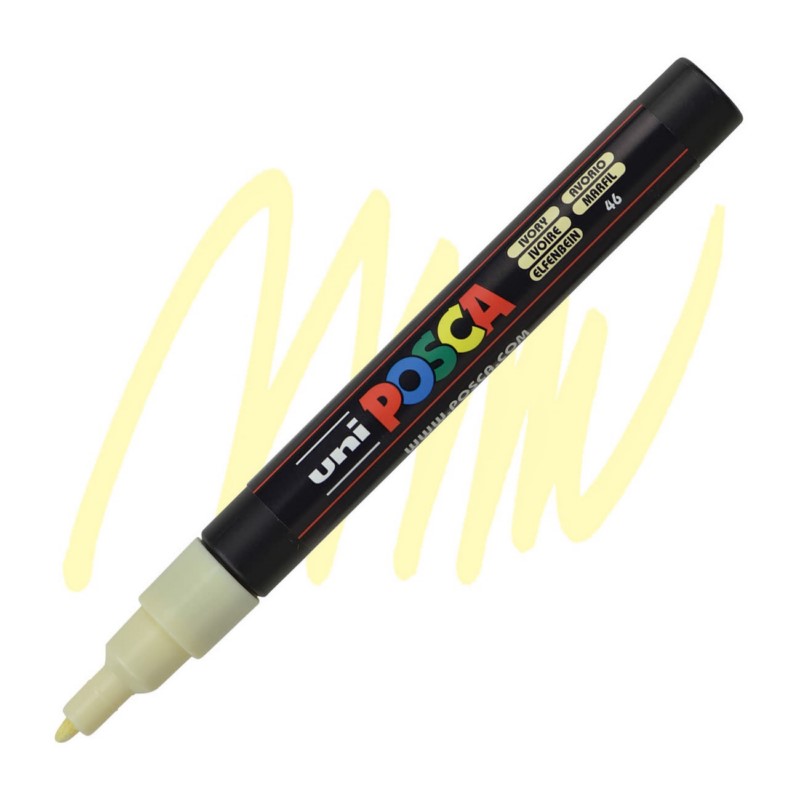 Akrylová fixa UNI POSCA 3M, smetanová (46)