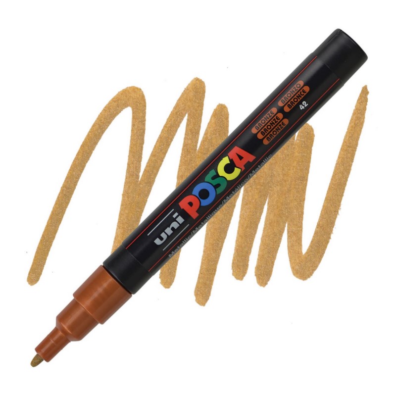 Akrylová fixa UNI POSCA 3M, bronzová (42)