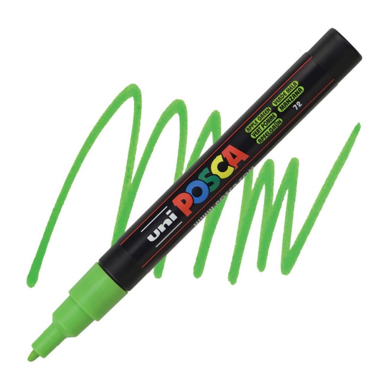 Akrylová fixa UNI POSCA 3M, zelené jablko (72)