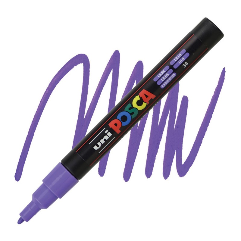 Akrylová fixa UNI POSCA 3M, lila (34)