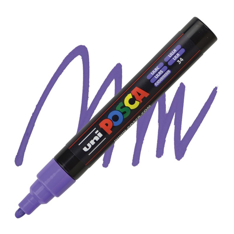 Akrylová fixa UNI POSCA 5M, lila (34)