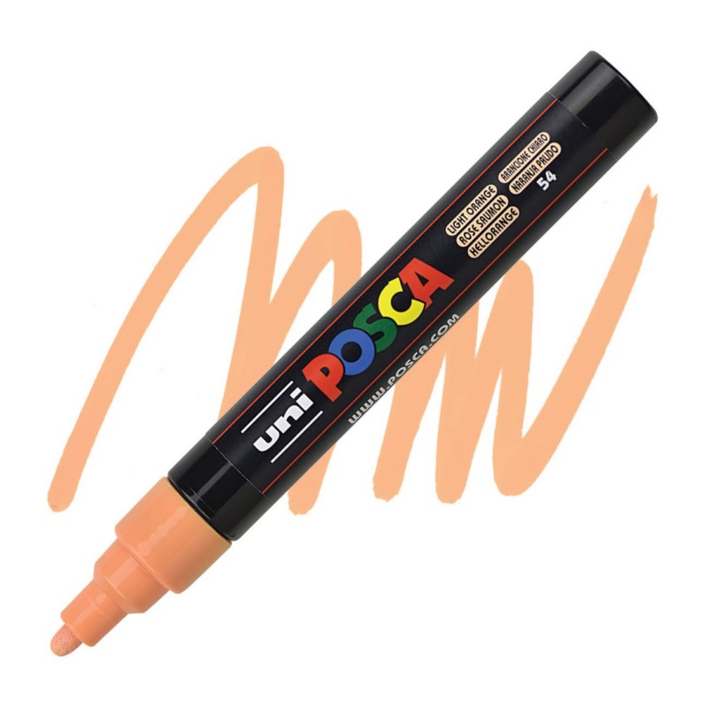 Akrylová fixa UNI POSCA 5M, světle oranžová (54)