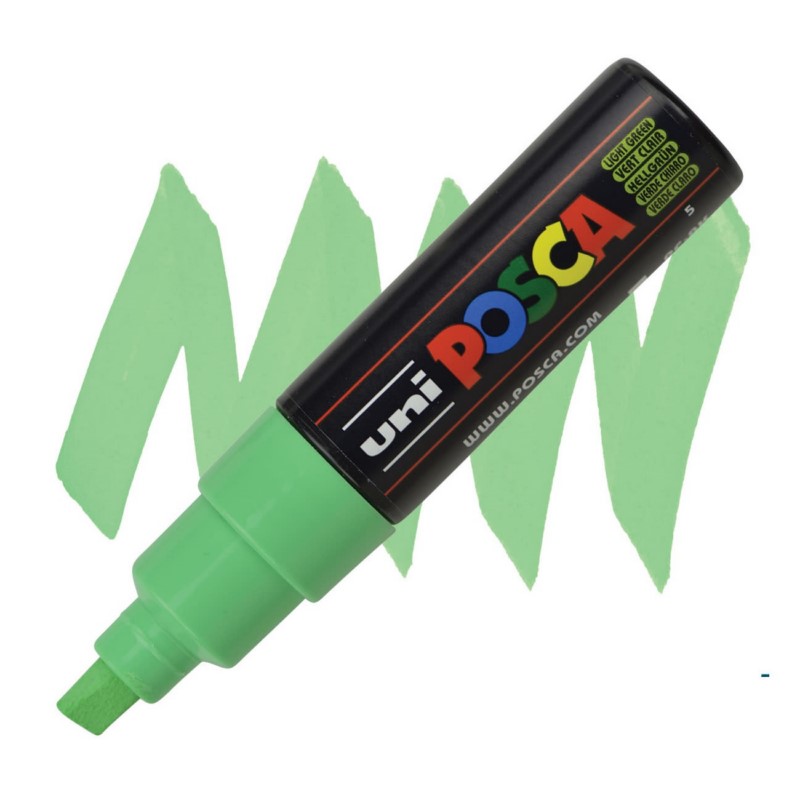 Akrylová fixa UNI POSCA 8K, světle zelená (5)