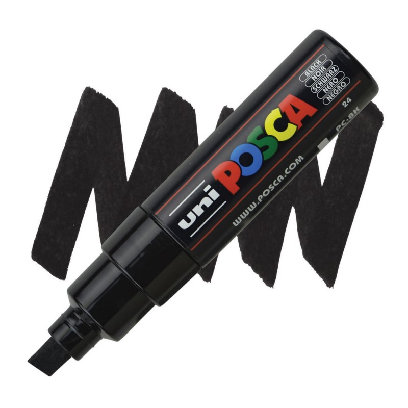 Akrylová fixa UNI POSCA 8K, černá (24)