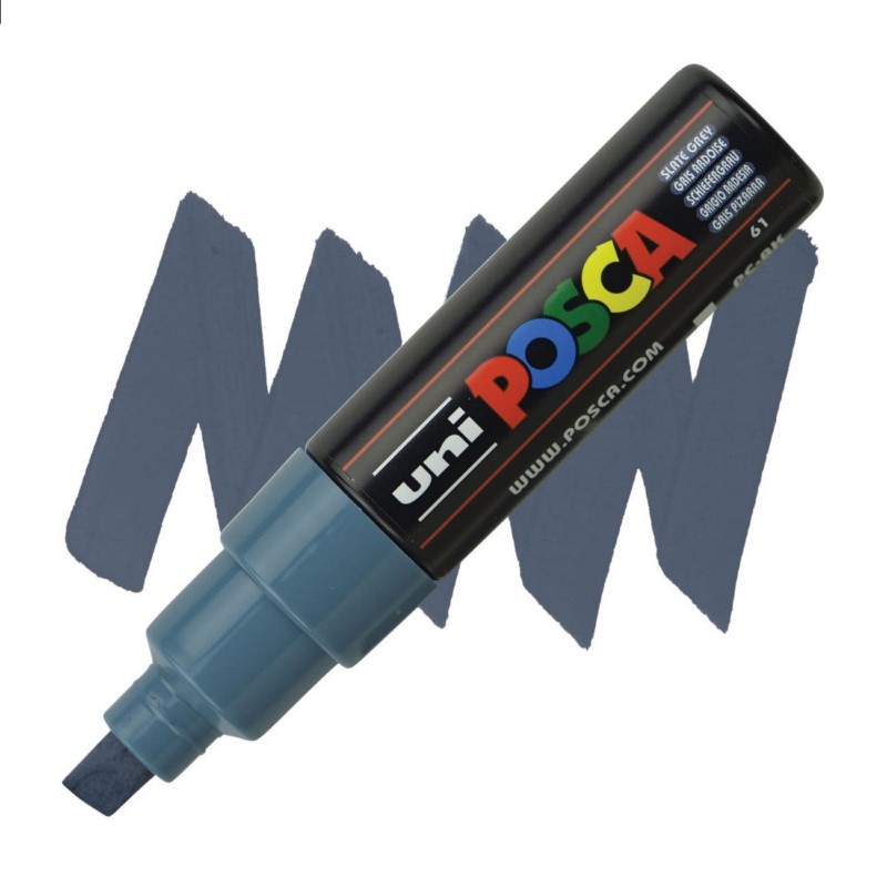 Akrylová fixa UNI POSCA 8K, břidlicově šedá (61)