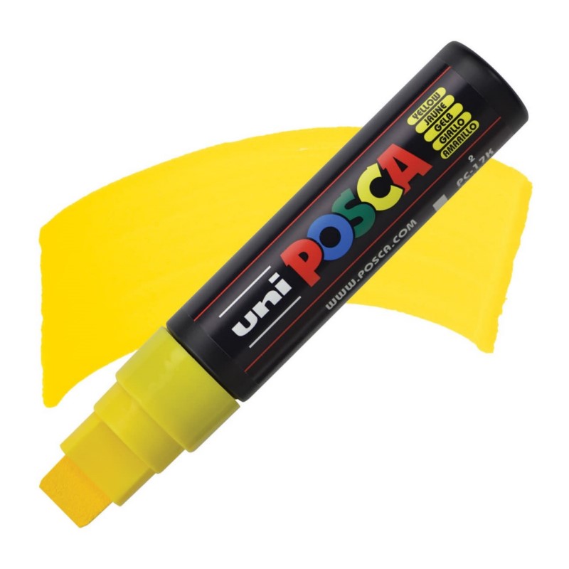 Akrylová fixa UNI POSCA 17K, žlutá (2)