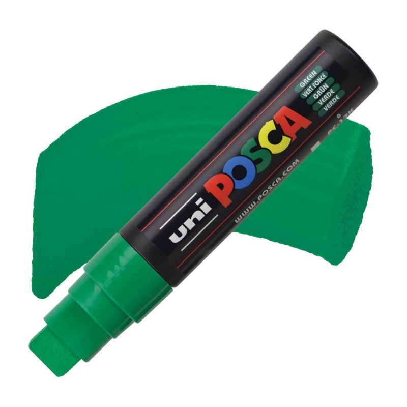 Akrylová fixa UNI POSCA 17K, zelená (6)