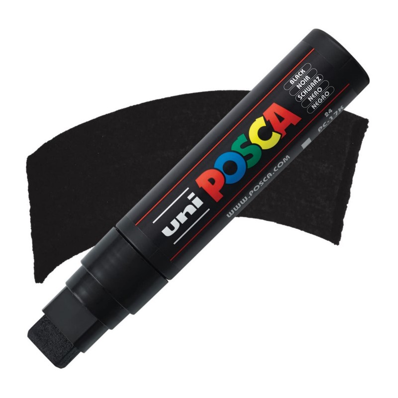 Akrylová fixa UNI POSCA 17K, černá (24)
