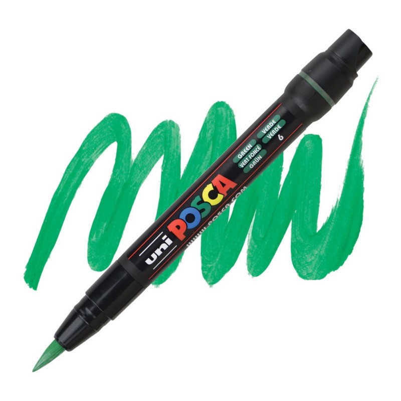 Akrylová fixa UNI POSCA 350, zelená (6)
