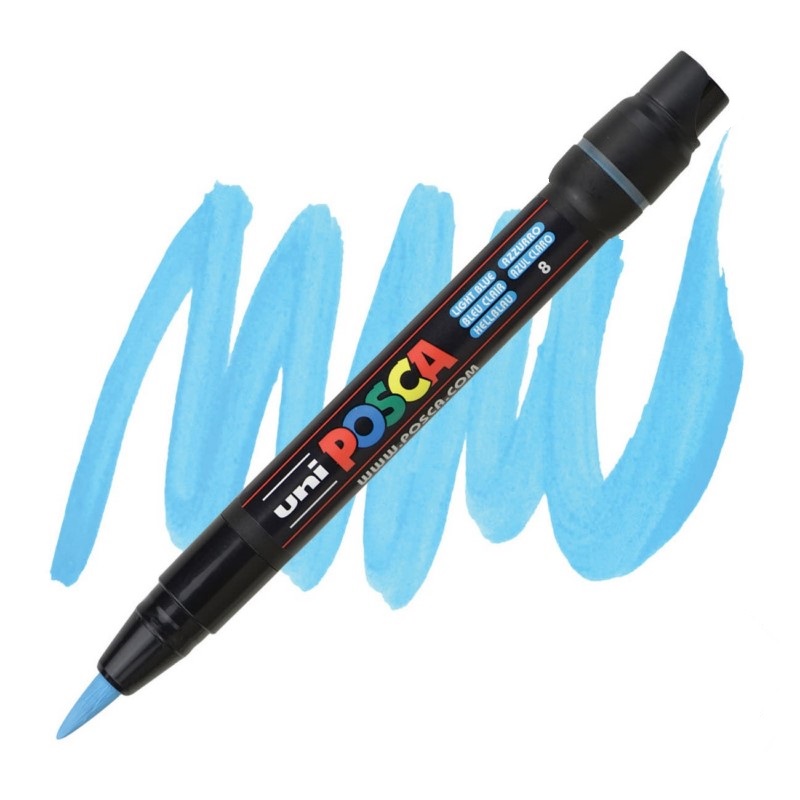 Akrylová fixa UNI POSCA 350, světle modrá (8)
