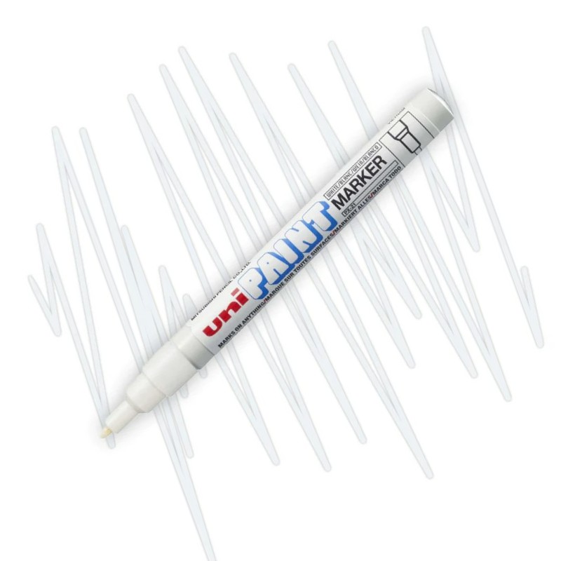 UNI PAINT lakový popisovač PX-21, bílý