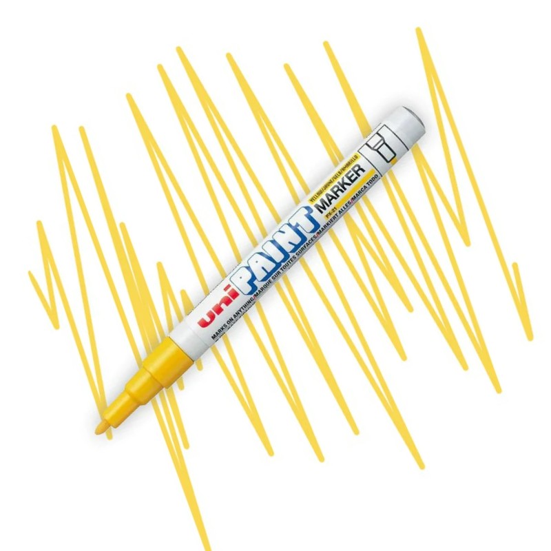 UNI PAINT lakový popisovač PX-21, žlutý
