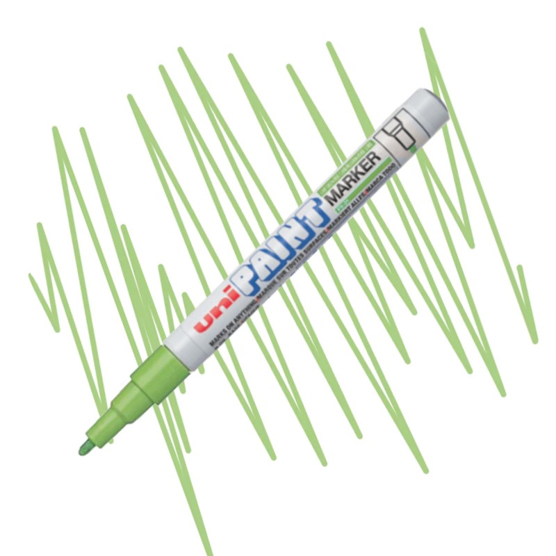 UNI PAINT lakový popisovač PX-21, světle zelený