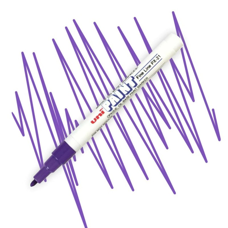 UNI PAINT lakový popisovač PX-21, fialový