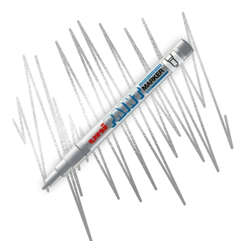 UNI PAINT lakový popisovač PX-21, stříbrný
