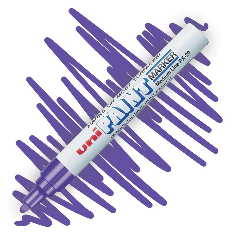 UNI PAINT lakový popisovač PX-20, fialový