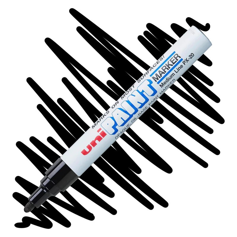 UNI PAINT lakový popisovač PX-20, černý
