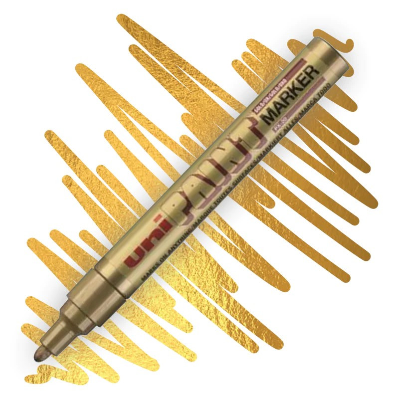 UNI PAINT lakový popisovač PX-20, zlatý