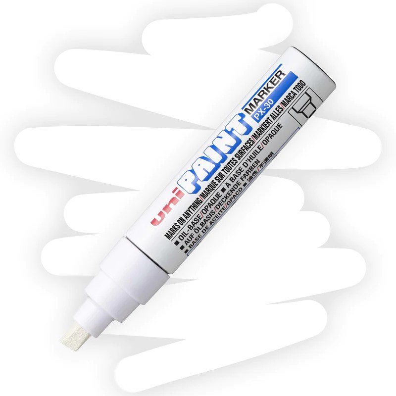 UNI PAINT lakový popisovač PX-30, bílý