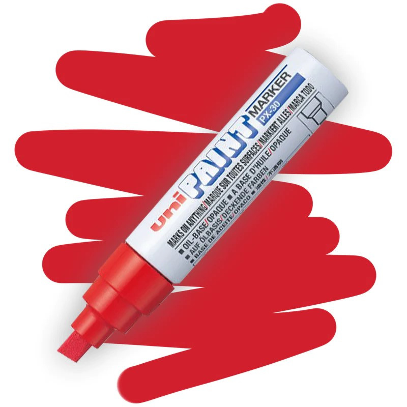 UNI PAINT lakový popisovač PX-30, červený