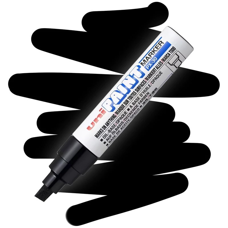UNI PAINT lakový popisovač PX-30, černý