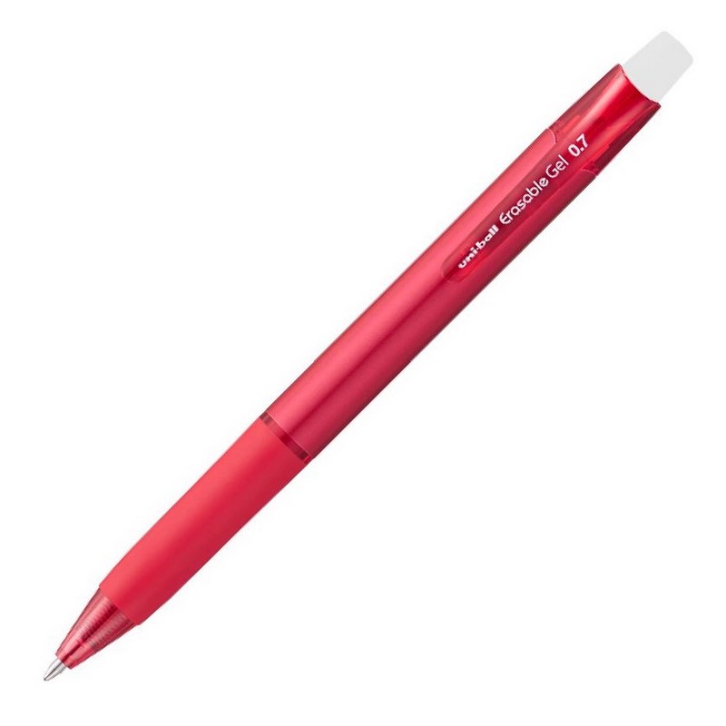 UNI ERASABLE gelové gumovací CLICKER 0,5mm, červené