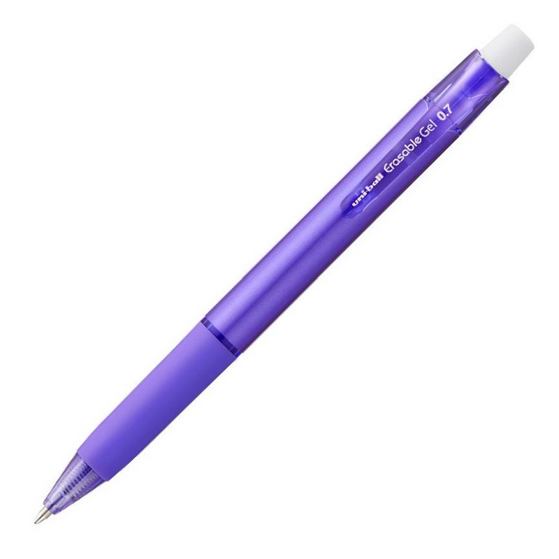 UNI ERASABLE gelové gumovací CLICKER 0,5mm, fialové
