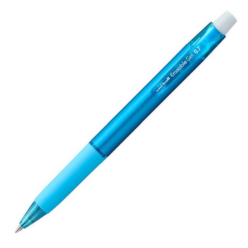UNI ERASABLE gelové gumovací CLICKER 0,5mm, světle modré
