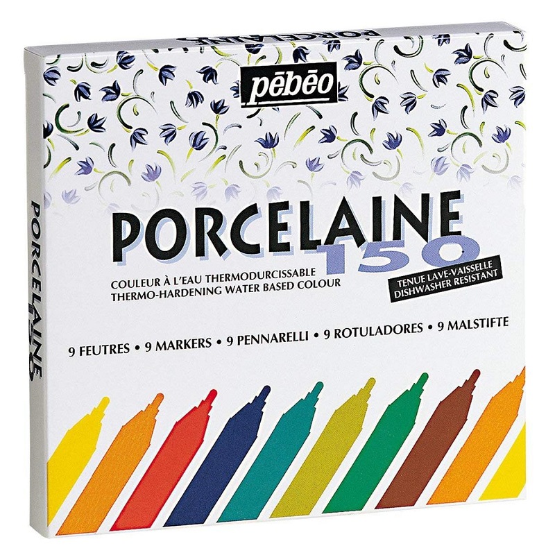 PEBEO Porcelaine 150 1,2mm, 9ks na porcelán